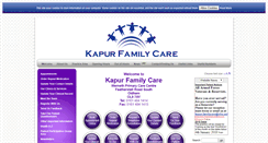 Desktop Screenshot of kapurfamilycare.nhs.uk